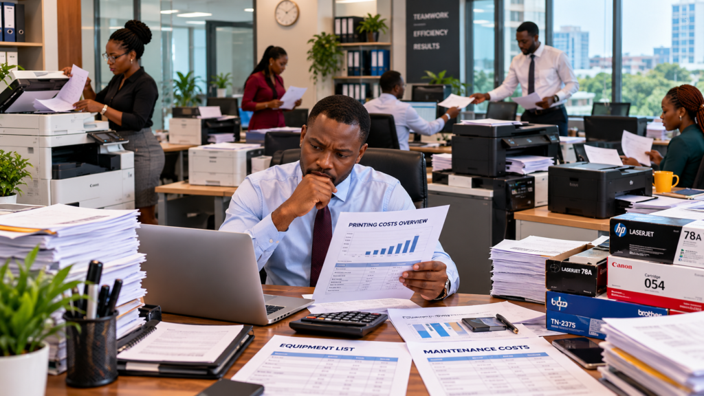 Office print management and managed print services Ghana